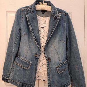 GAP DENIM BLAZER S - VINTAGE